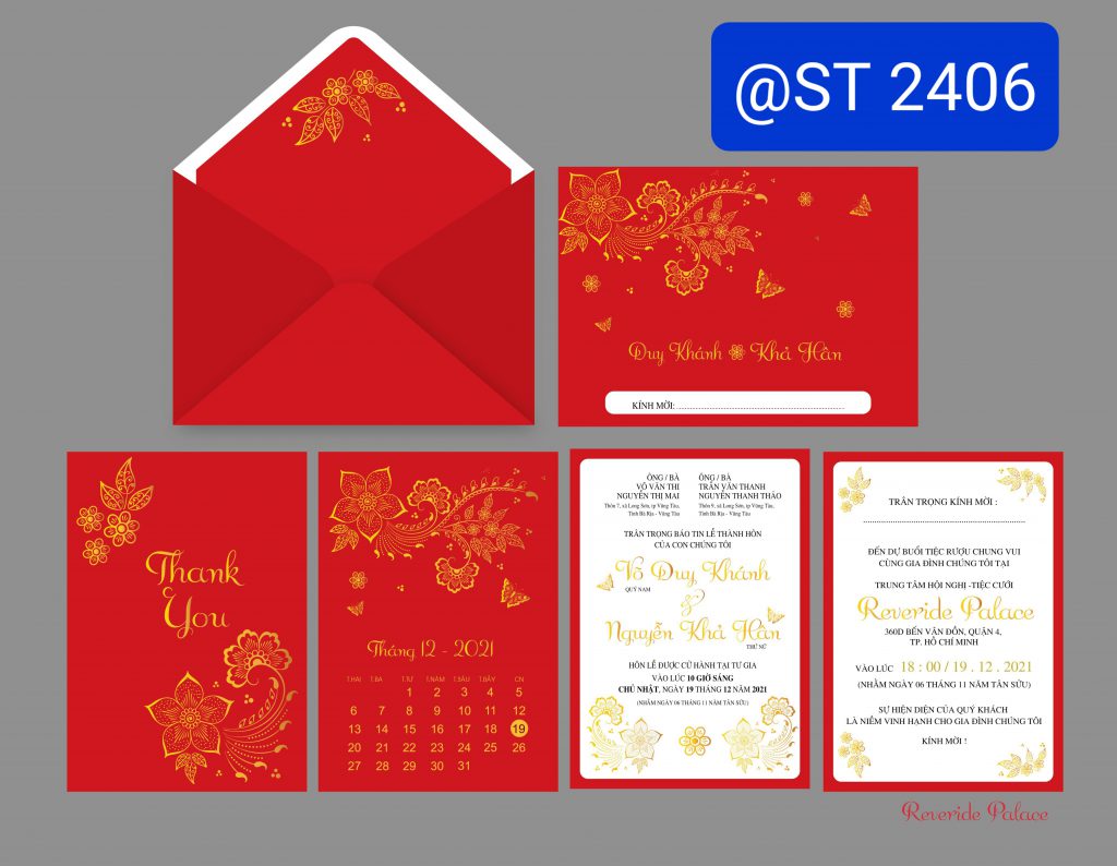 Thiệp cưới 2406