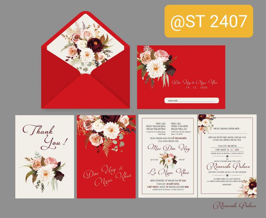 Thiệp cưới 2407