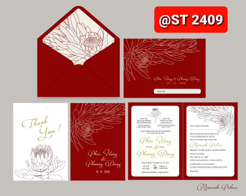 Thiệp cưới 2409