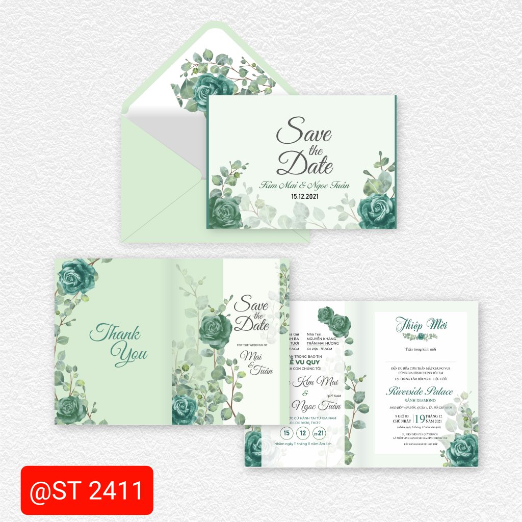 Thiệp cưới 2411