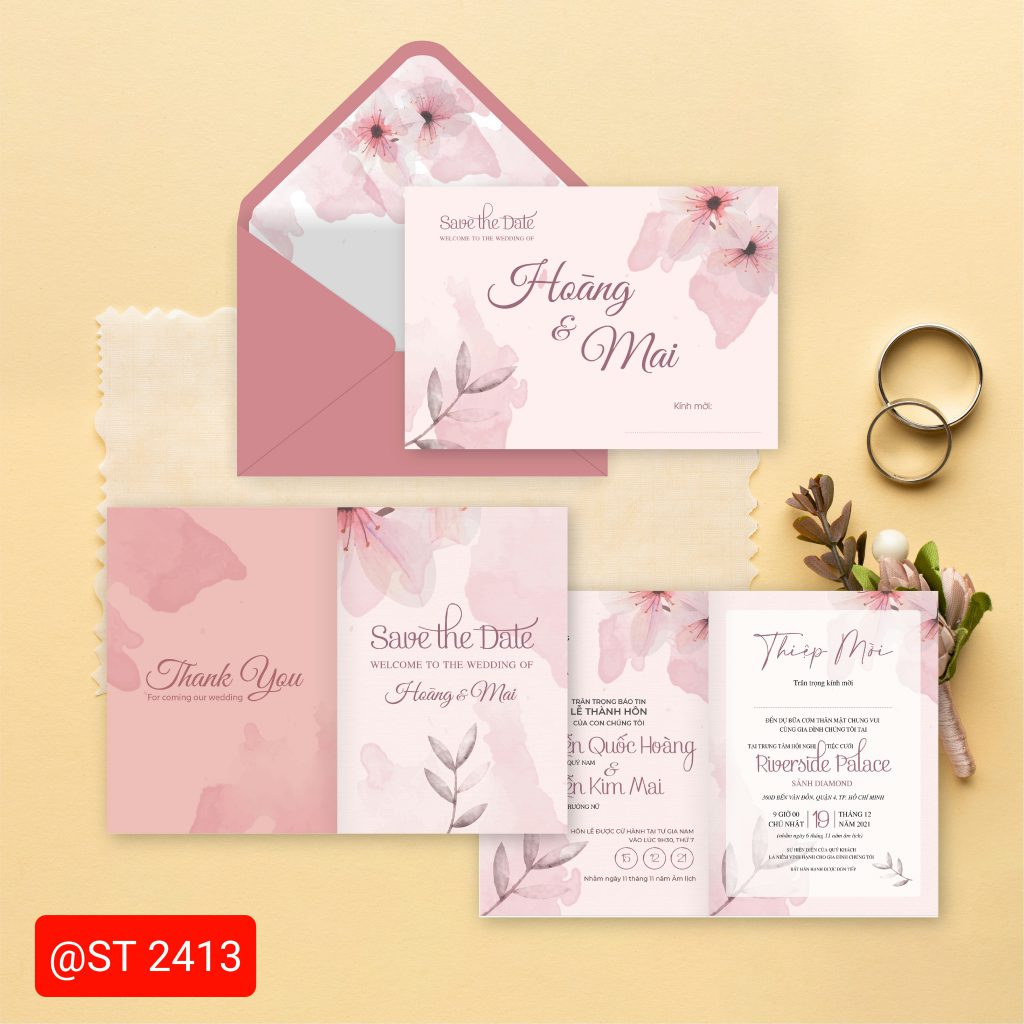 Thiệp cưới 2413