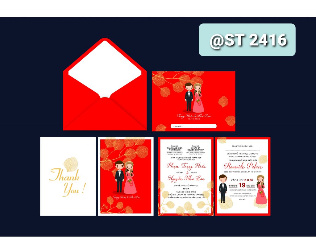 Thiệp cưới 2416