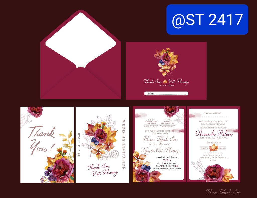 Thiệp cưới 2417