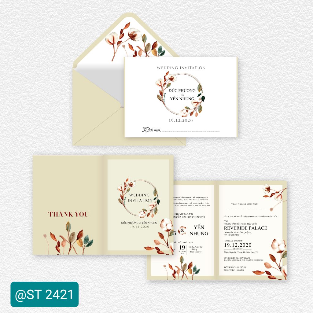 Thiệp cưới 2421