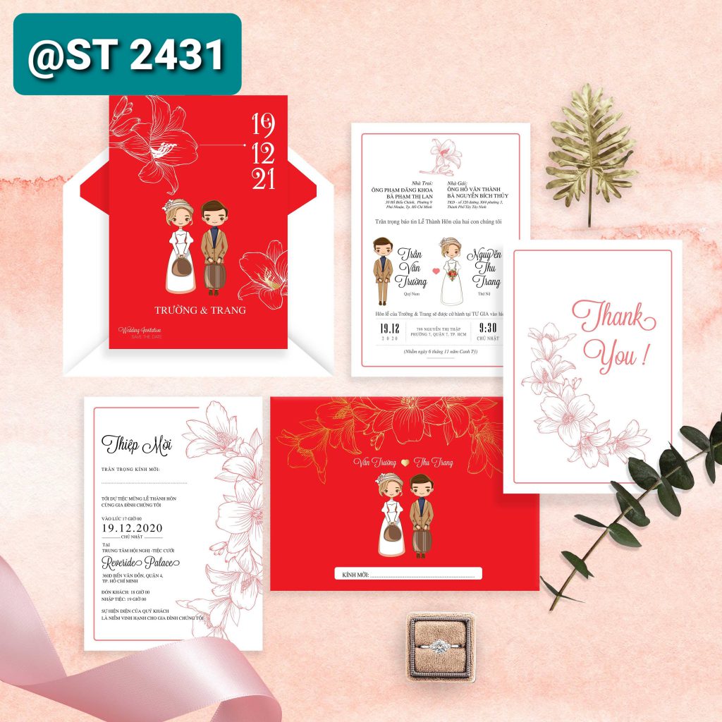 Thiệp cưới 2431
