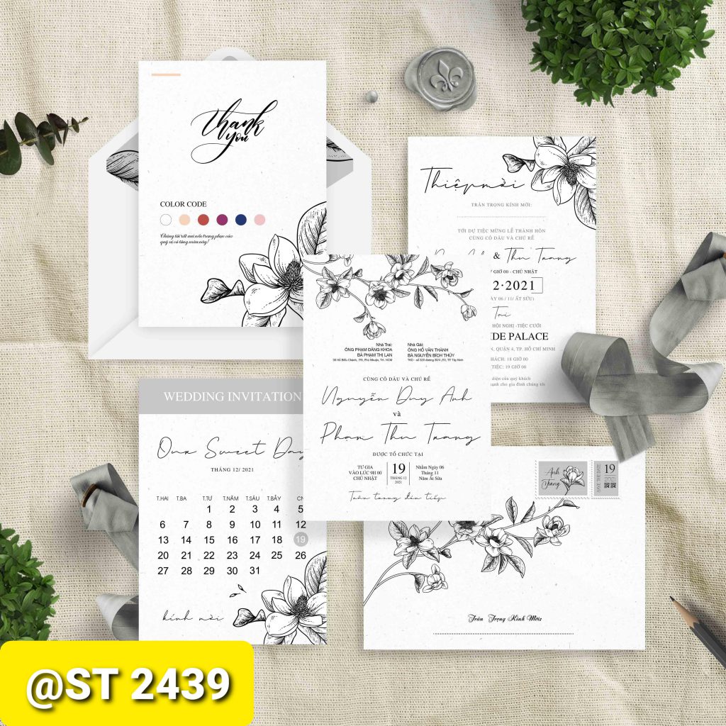 Thiệp cưới 2439