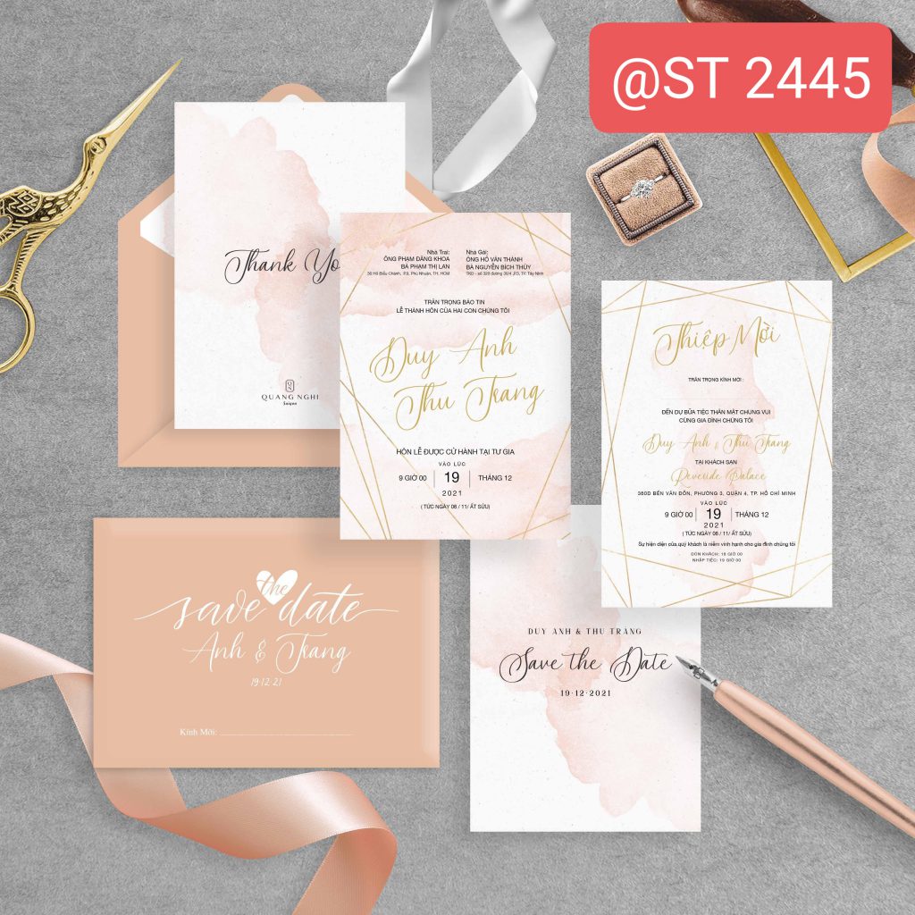 Thiệp cưới 2445