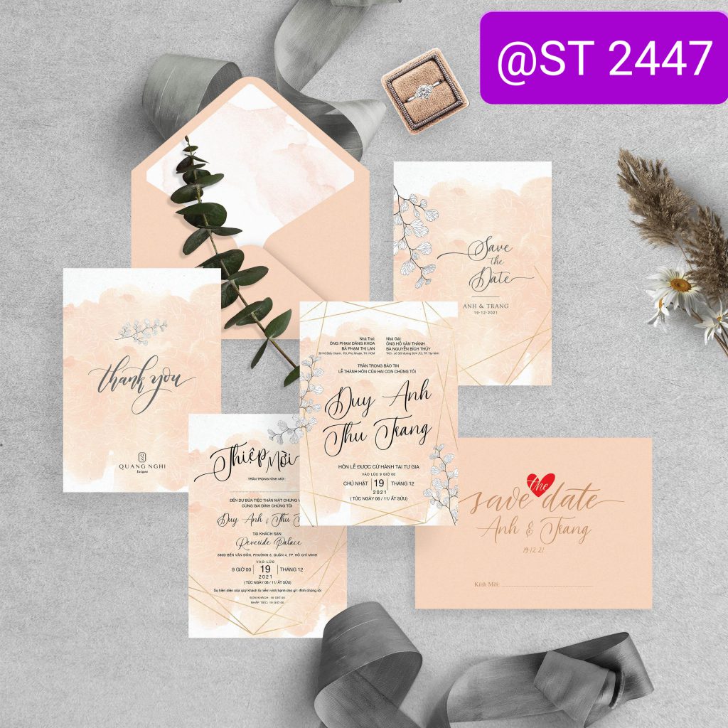 Thiệp cưới 2447