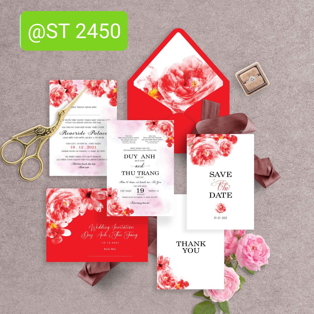 Thiệp cưới 2450