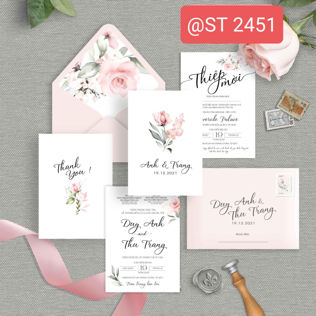 Thiệp cưới 2451