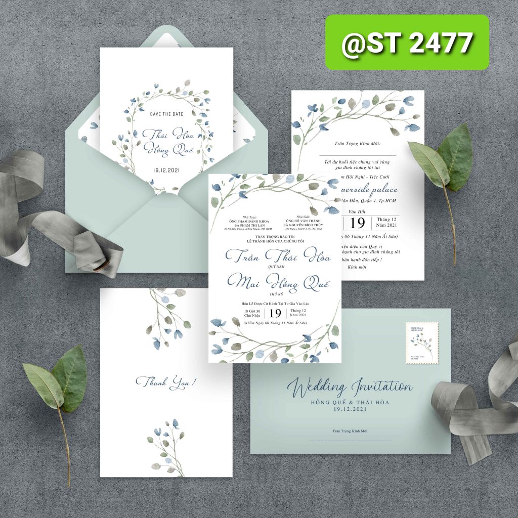 Thiệp cưới 2477
