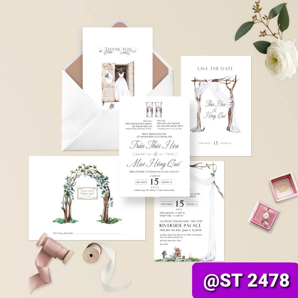 Thiệp cưới 2478