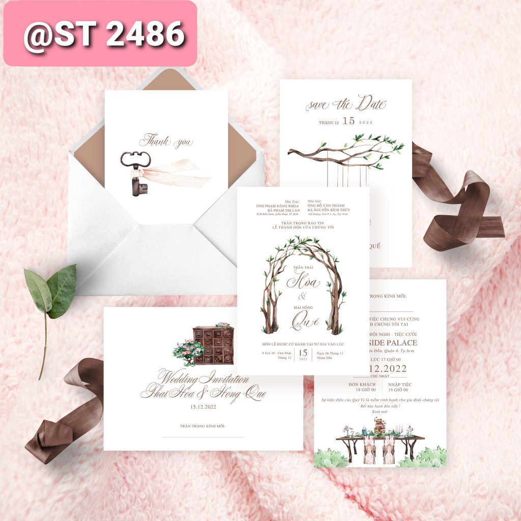 Thiệp cưới 2486
