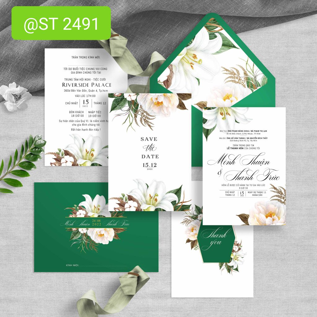 Thiệp cưới 2491