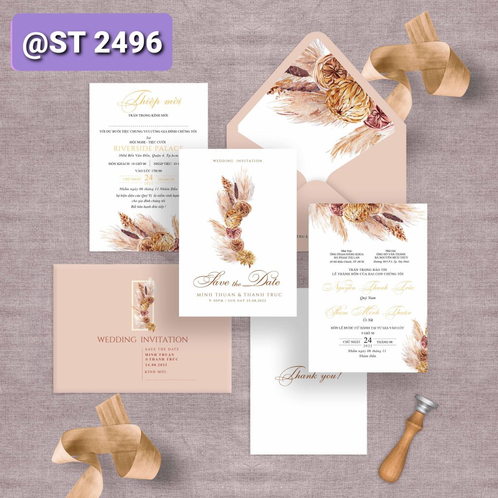 Thiệp cưới 2496