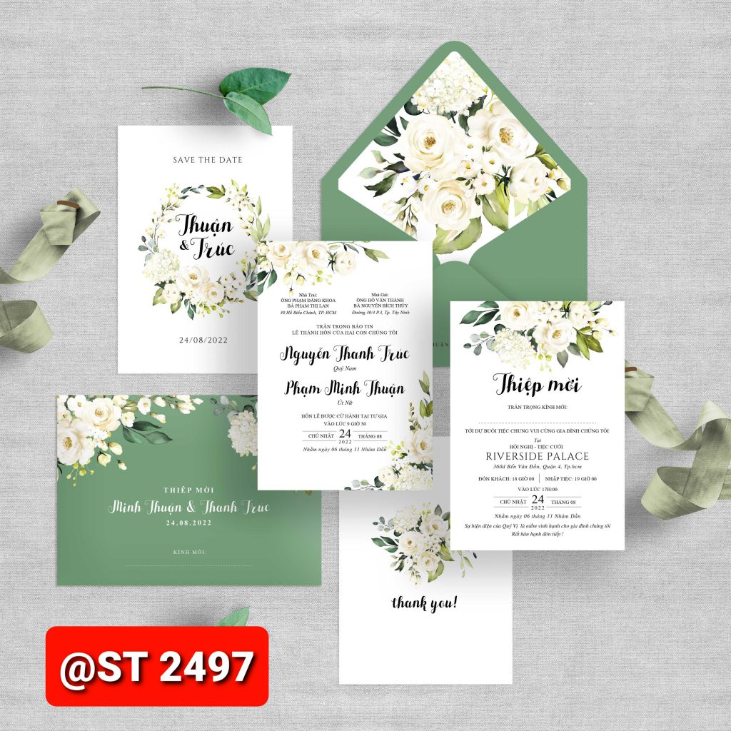 Thiệp cưới 2497