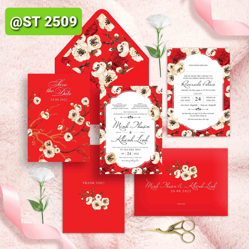 Thiệp cưới 2509