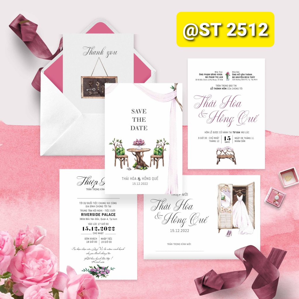 Thiệp cưới 2512