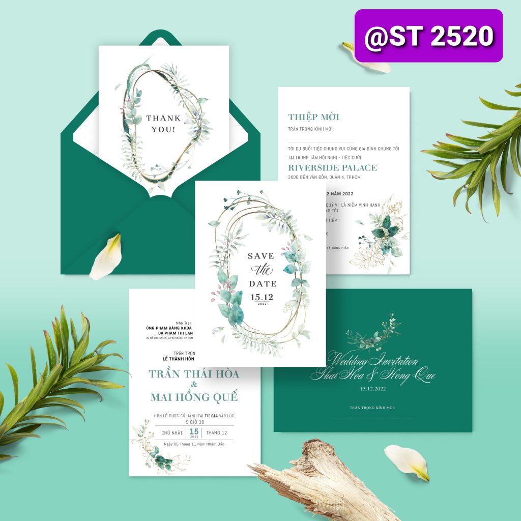Thiệp cưới 2520