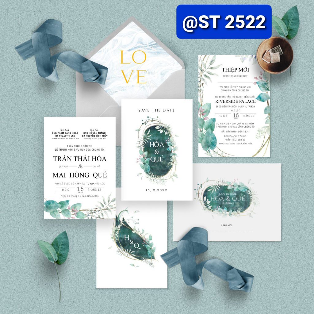 Thiệp cưới 2522