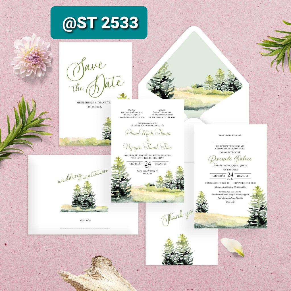 Thiệp cưới 2533
