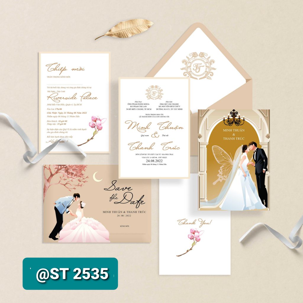 Thiệp cưới 2535