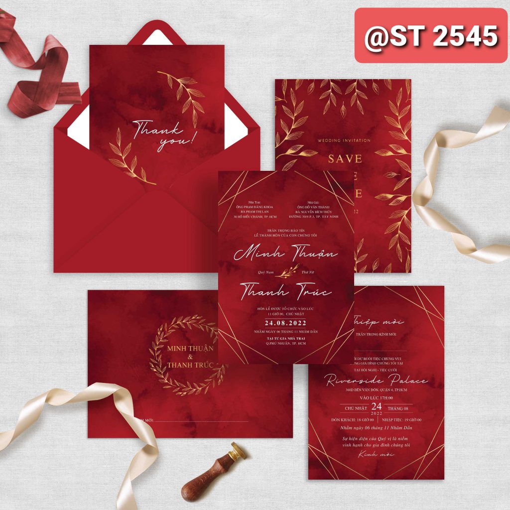 Thiệp cưới 2545