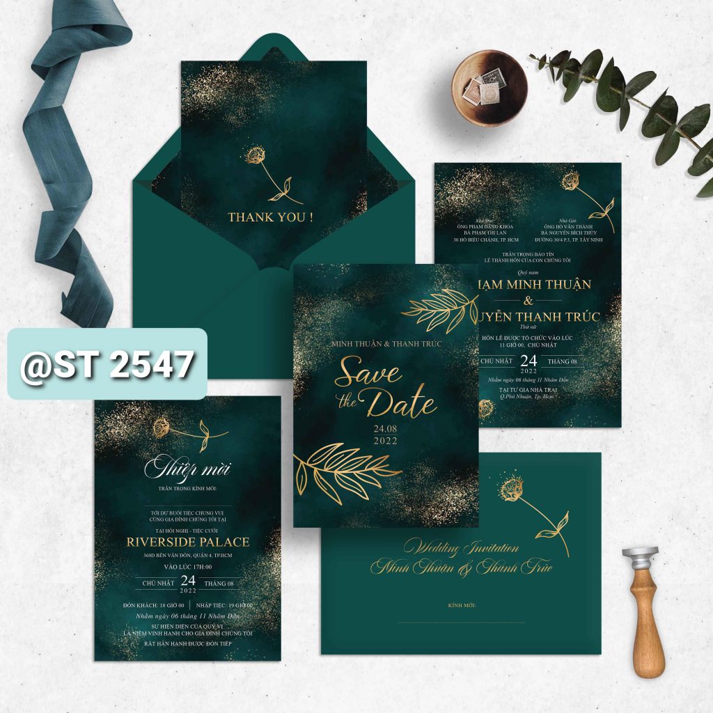 Thiệp cưới 2547