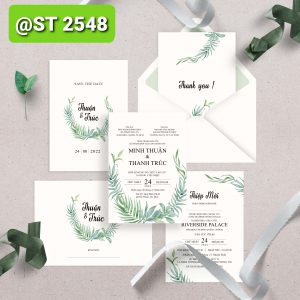 Thiệp cưới 2548