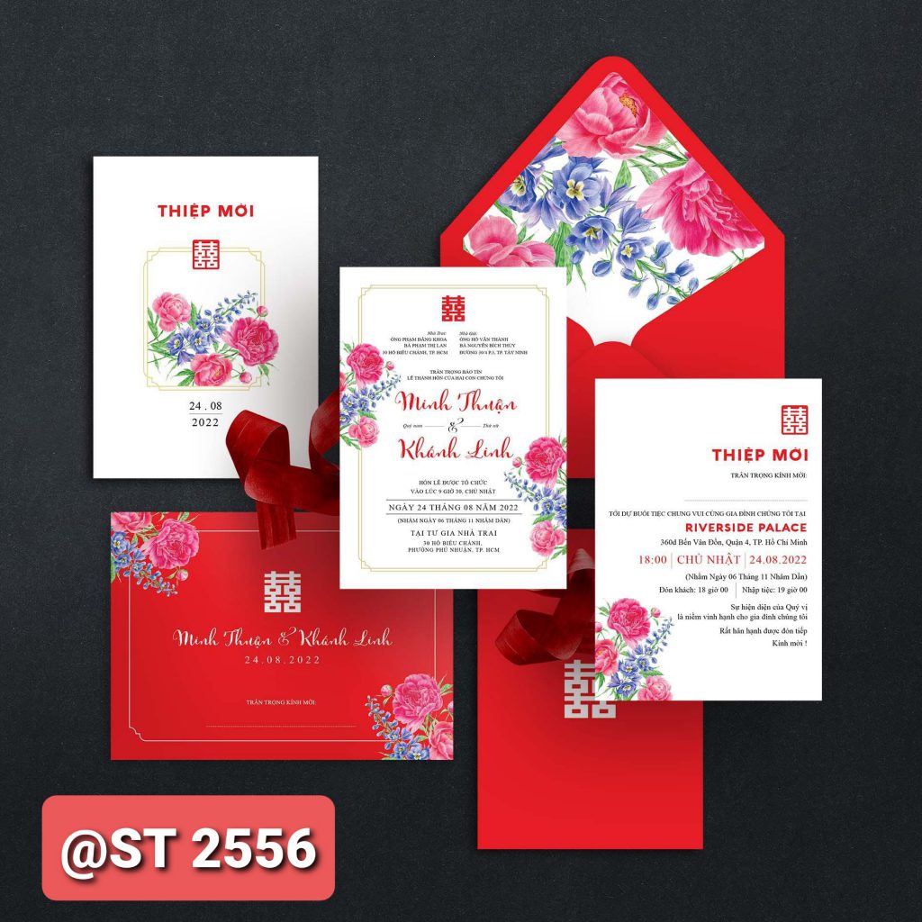 Thiệp cưới 2556