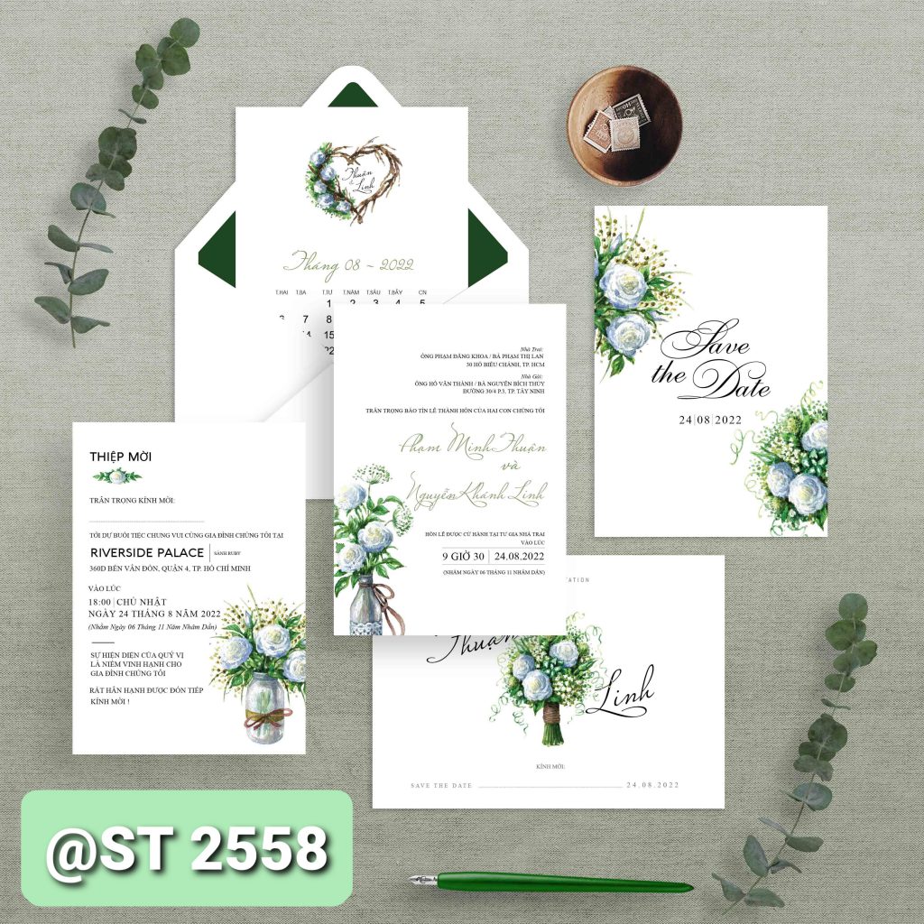 Thiệp cưới 2558