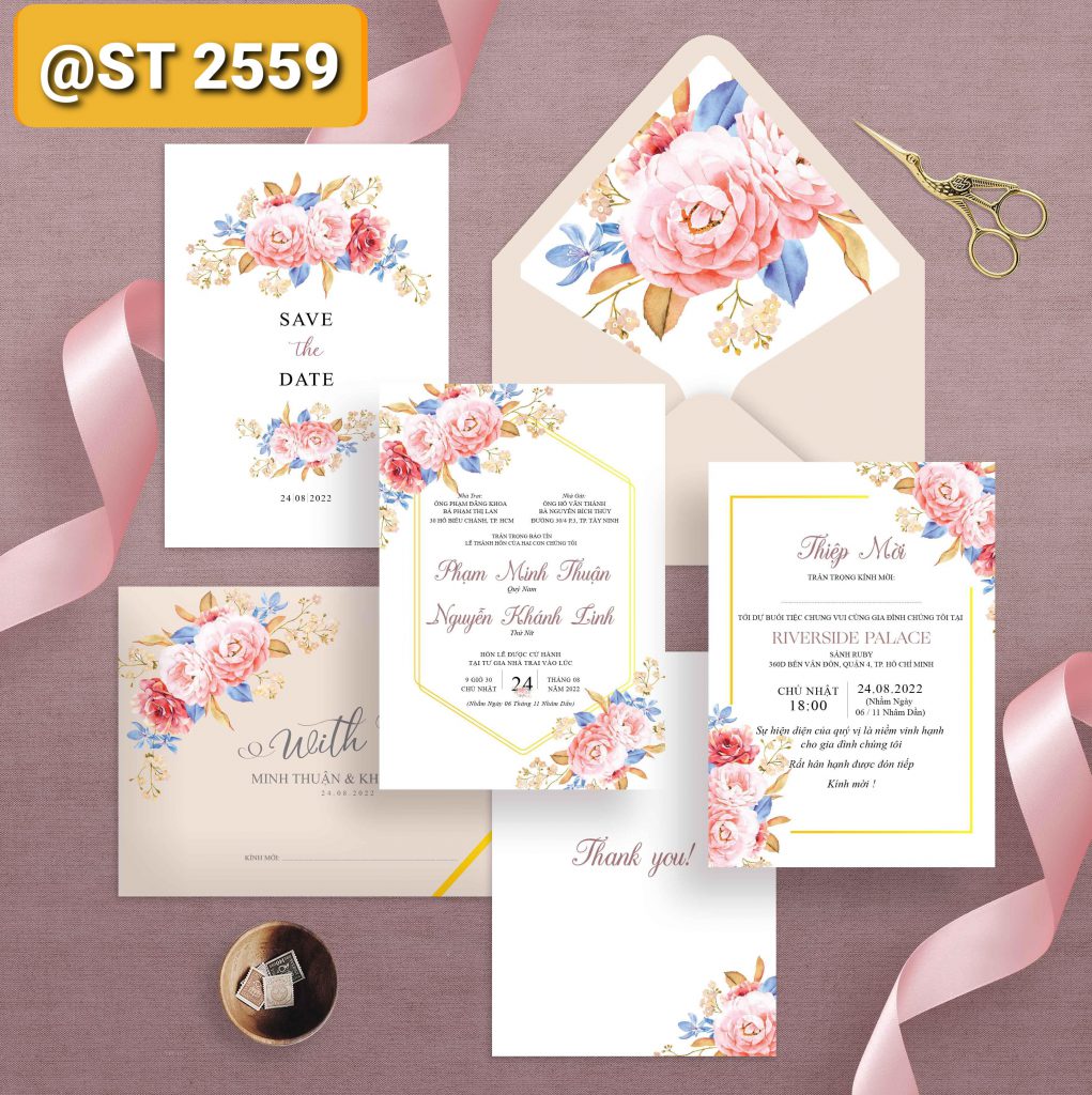 Thiệp cưới 2559