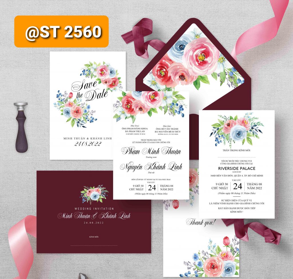 Thiệp cưới 2560