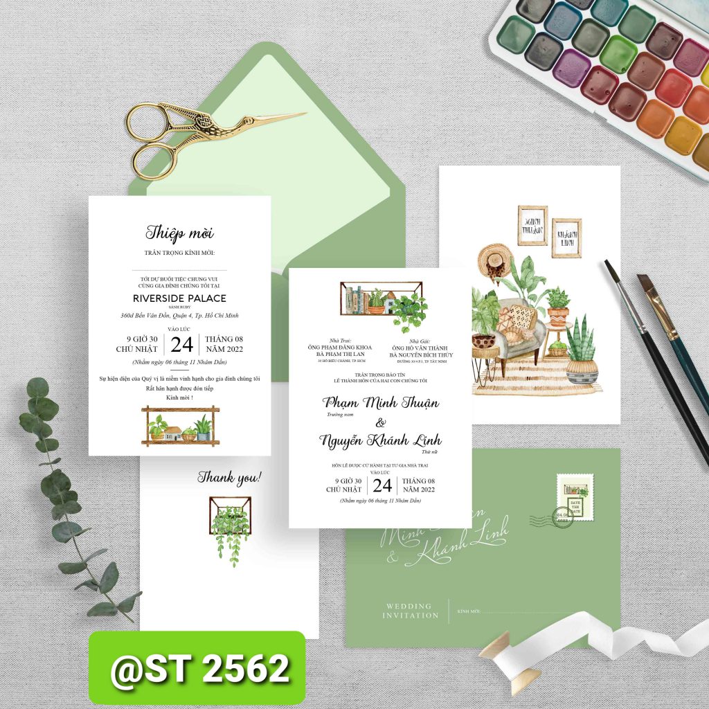 Thiệp cưới 2562