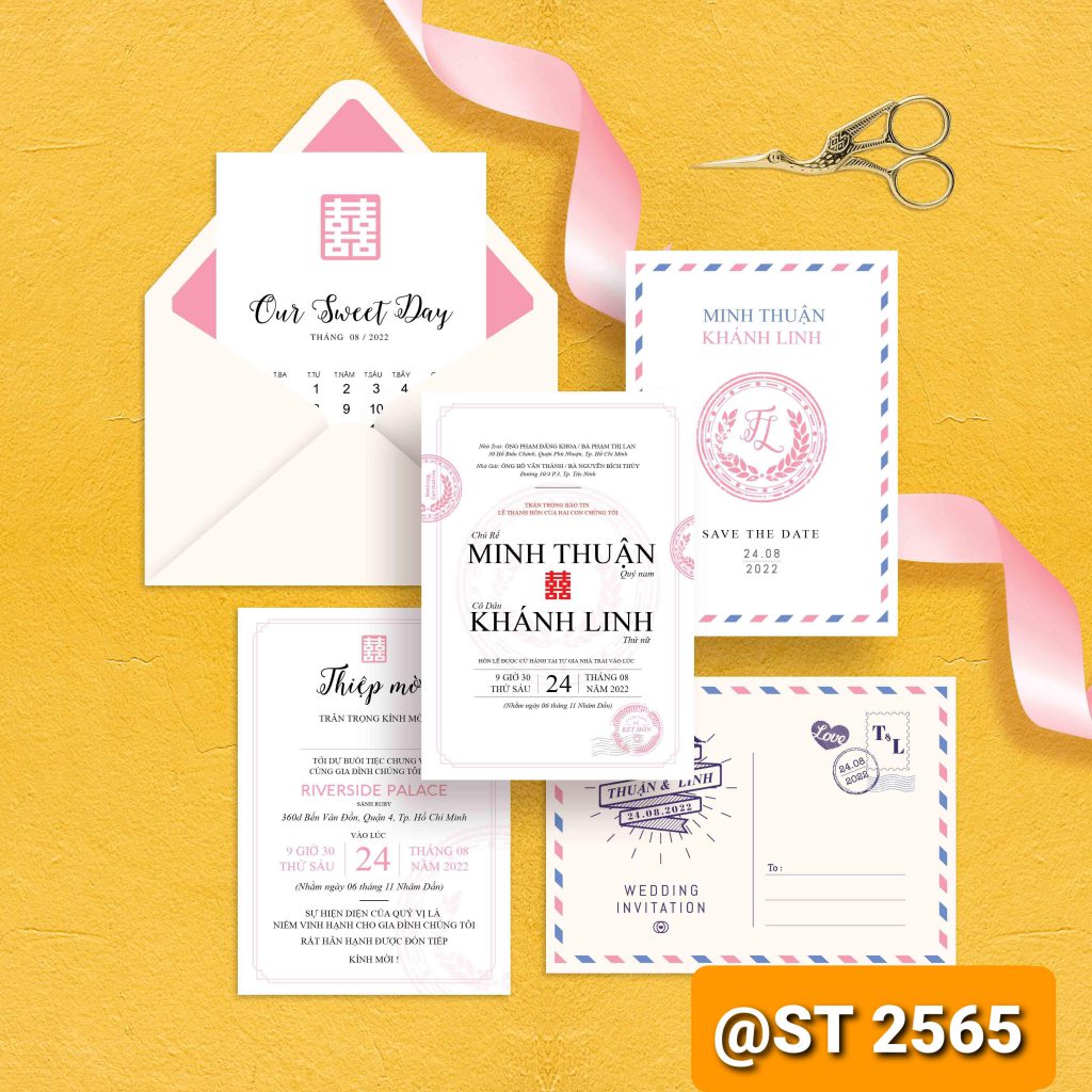 Thiệp cưới 2565
