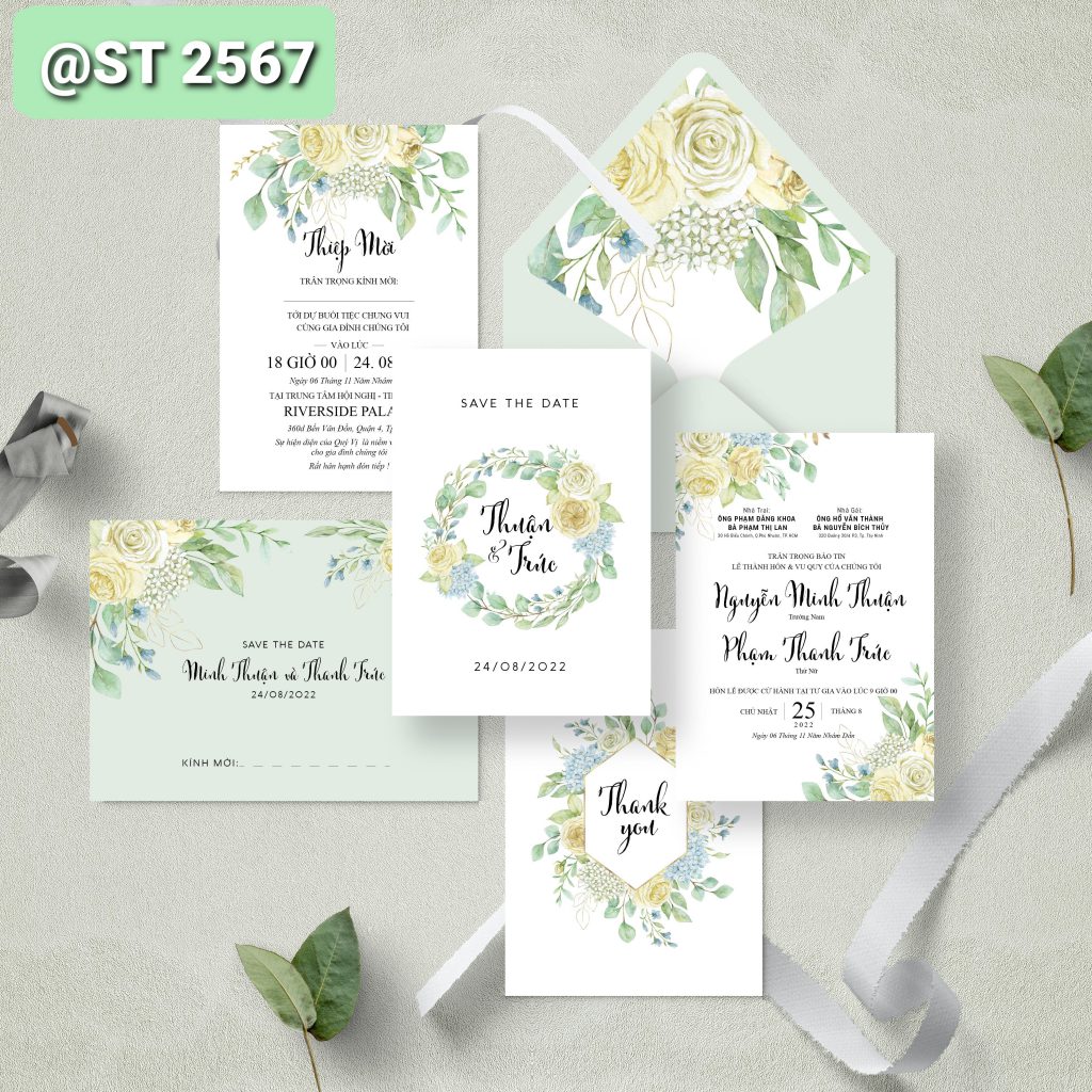 Thiệp cưới 2567