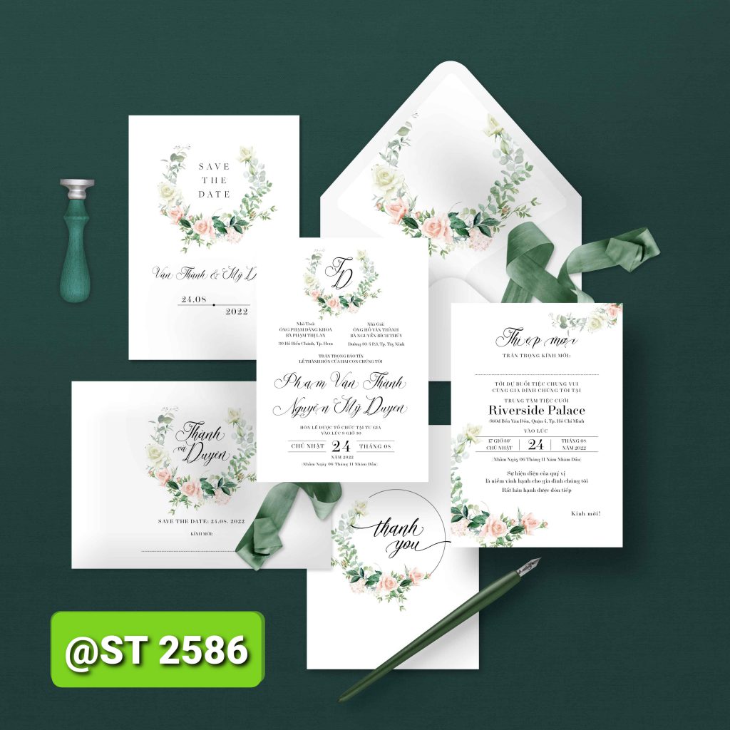 Thiệp cưới 2586