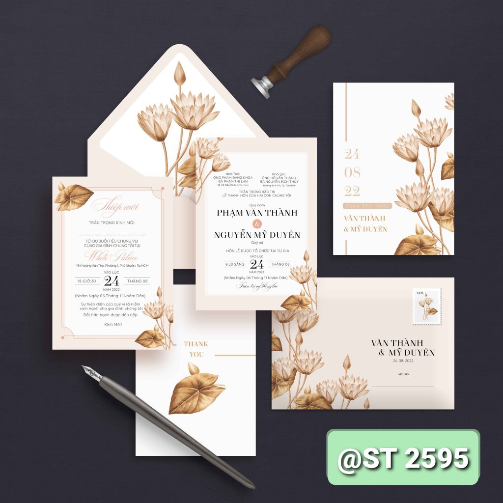 Thiệp cưới 2595
