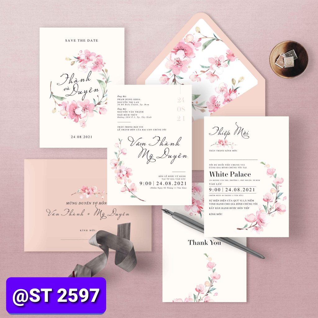 Thiệp cưới 2597