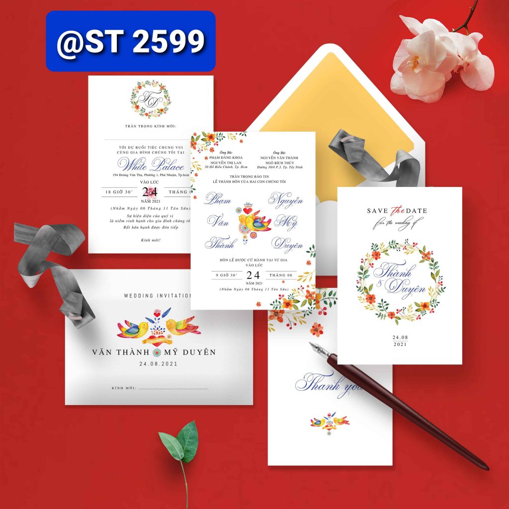 Thiệp cưới 2599