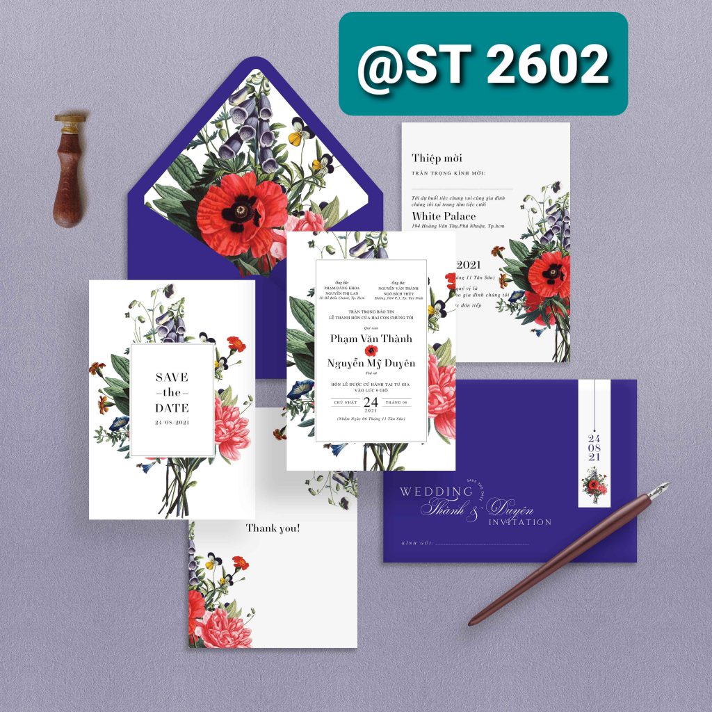 Thiệp cưới 2602