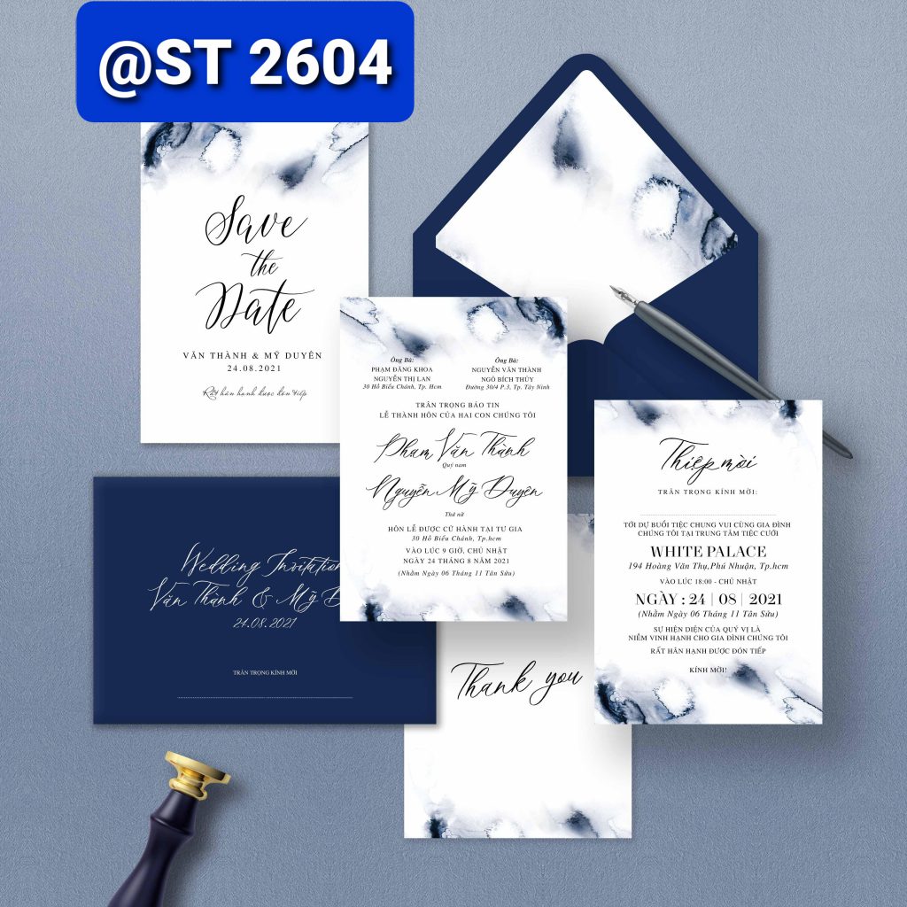 Thiệp cưới 2604