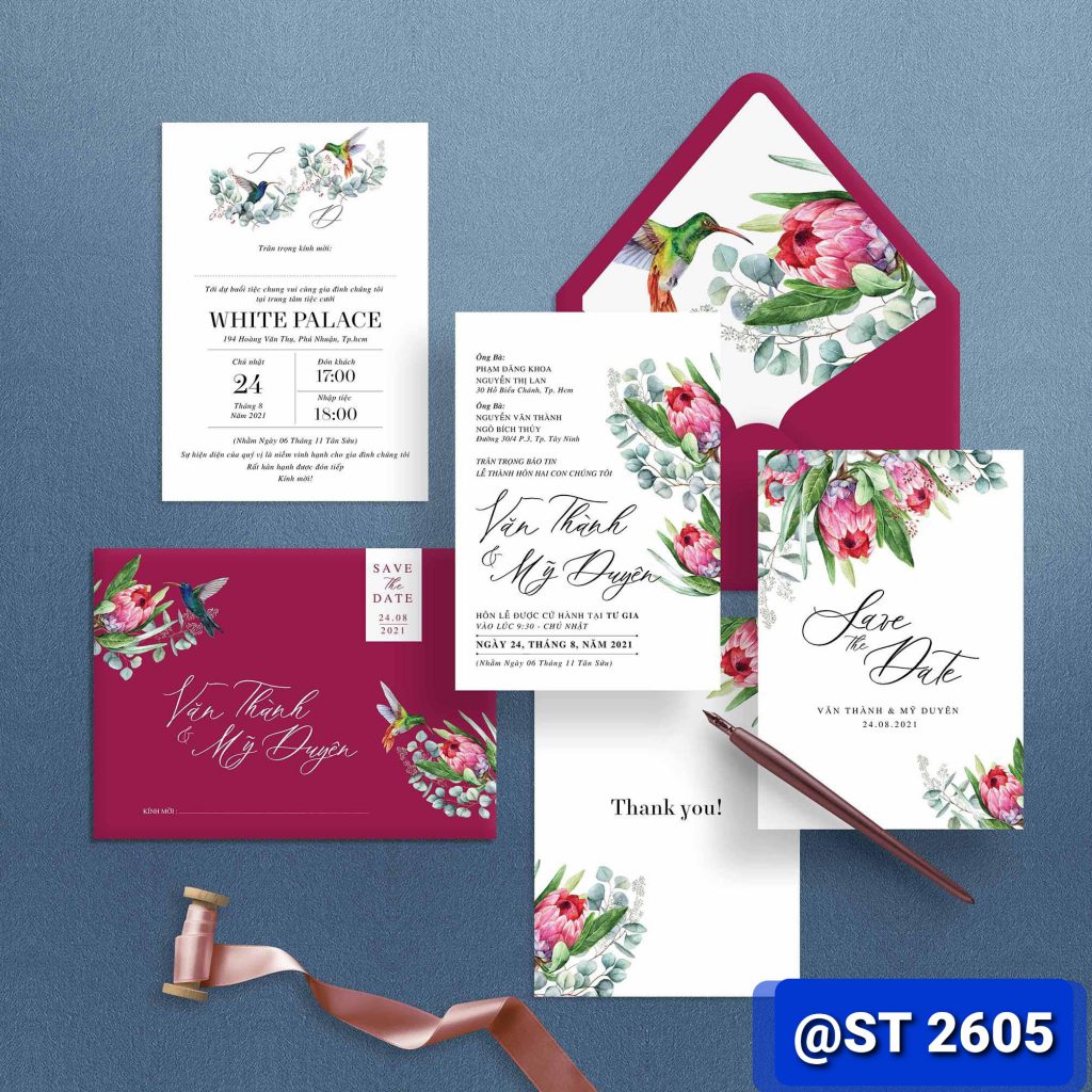 Thiệp cưới 2605