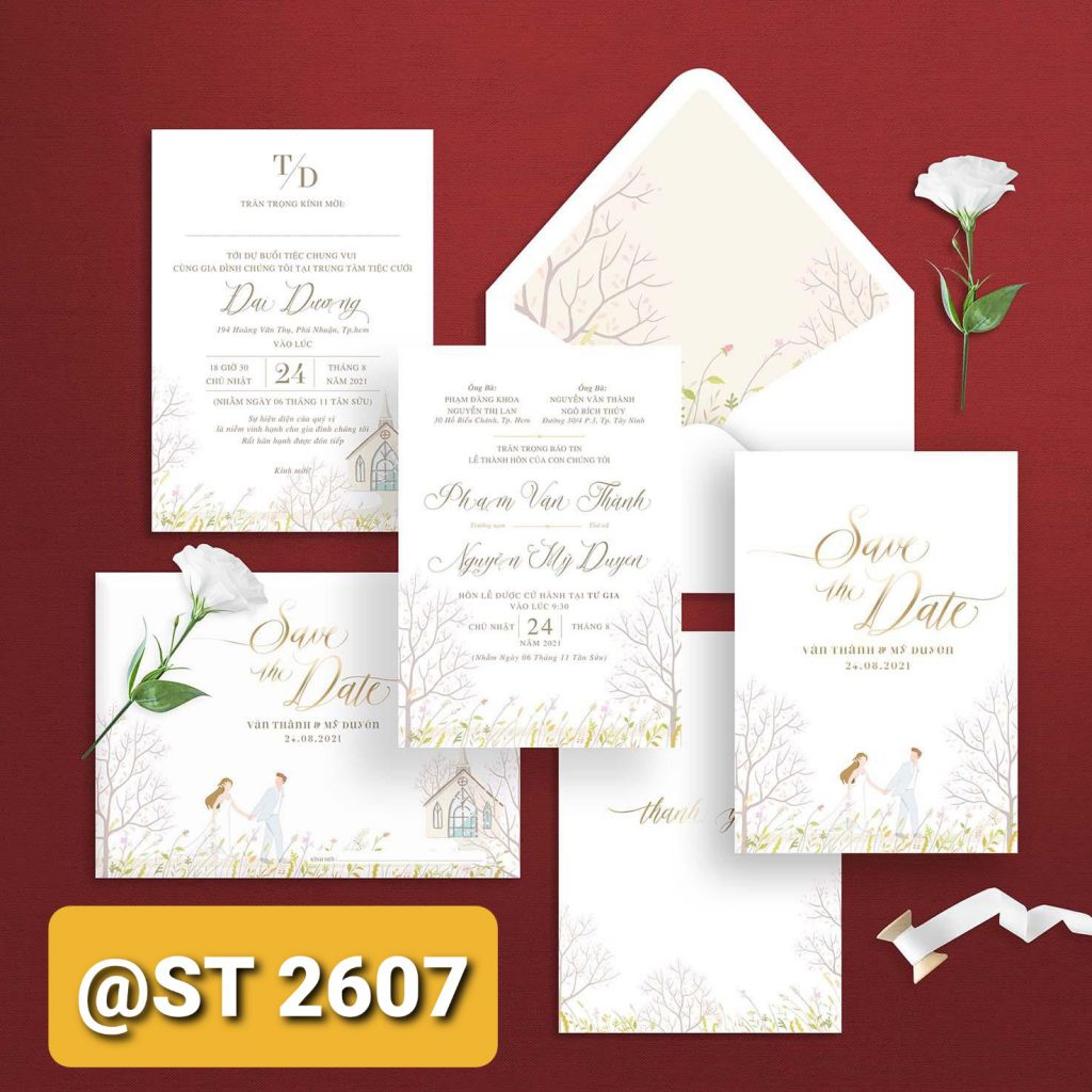 Thiệp cưới 2607