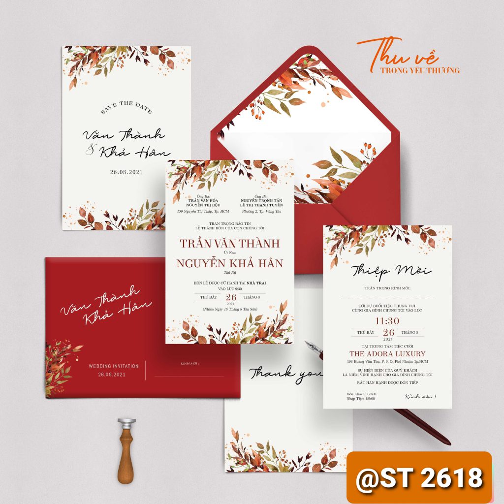 Thiệp cưới 2618