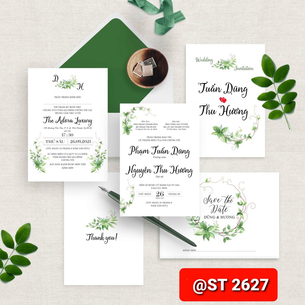 Thiệp cưới 2627