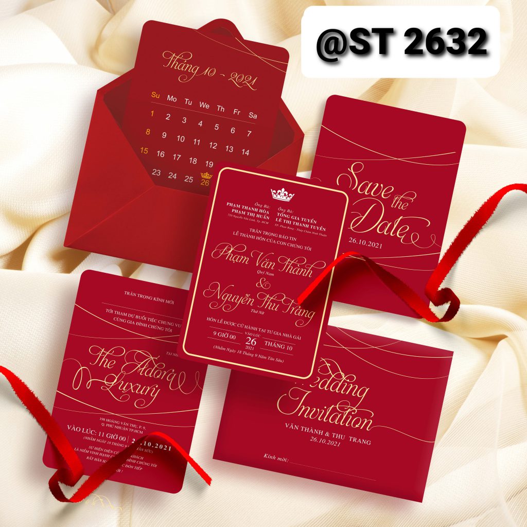 Thiệp cưới 2632