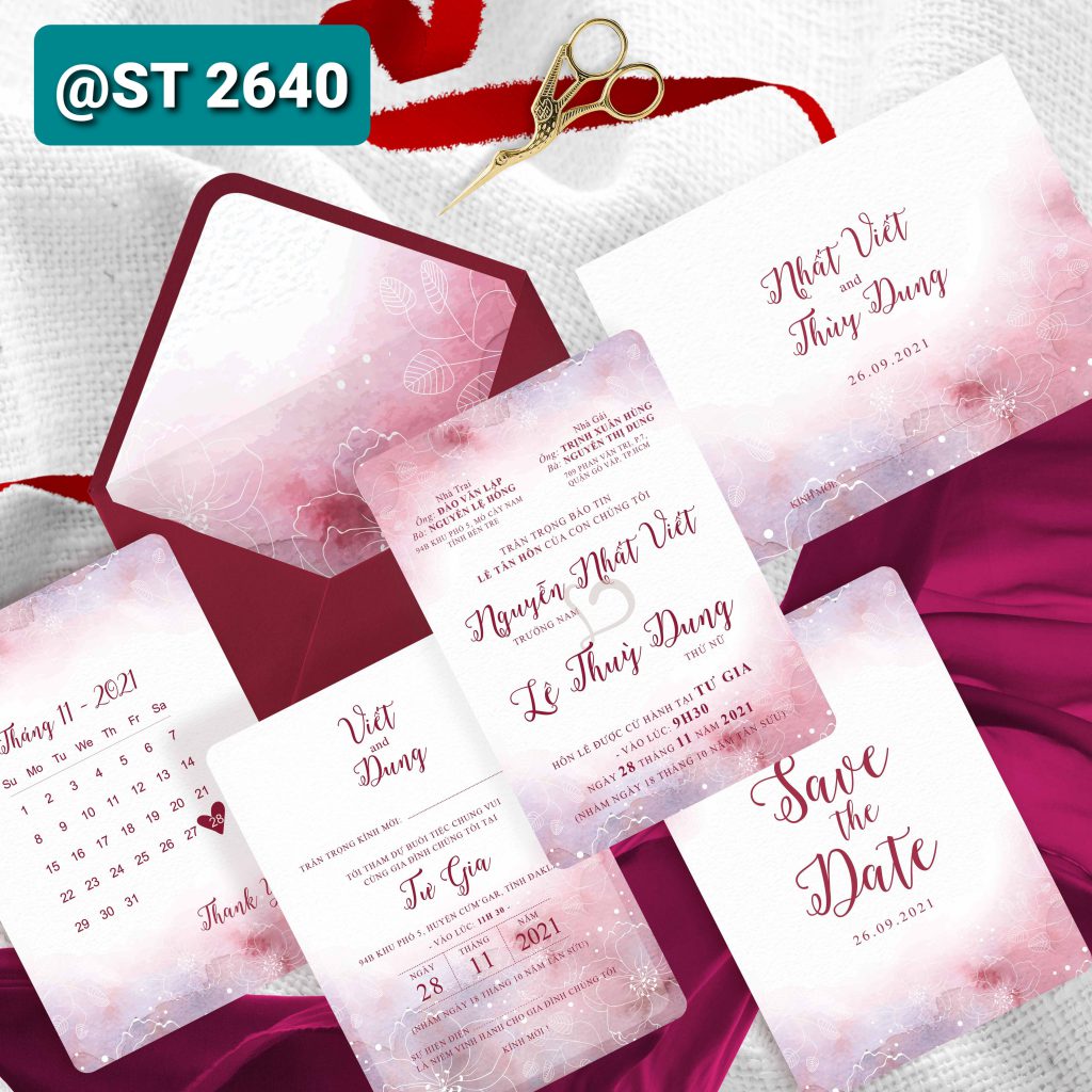 Thiệp cưới 2640
