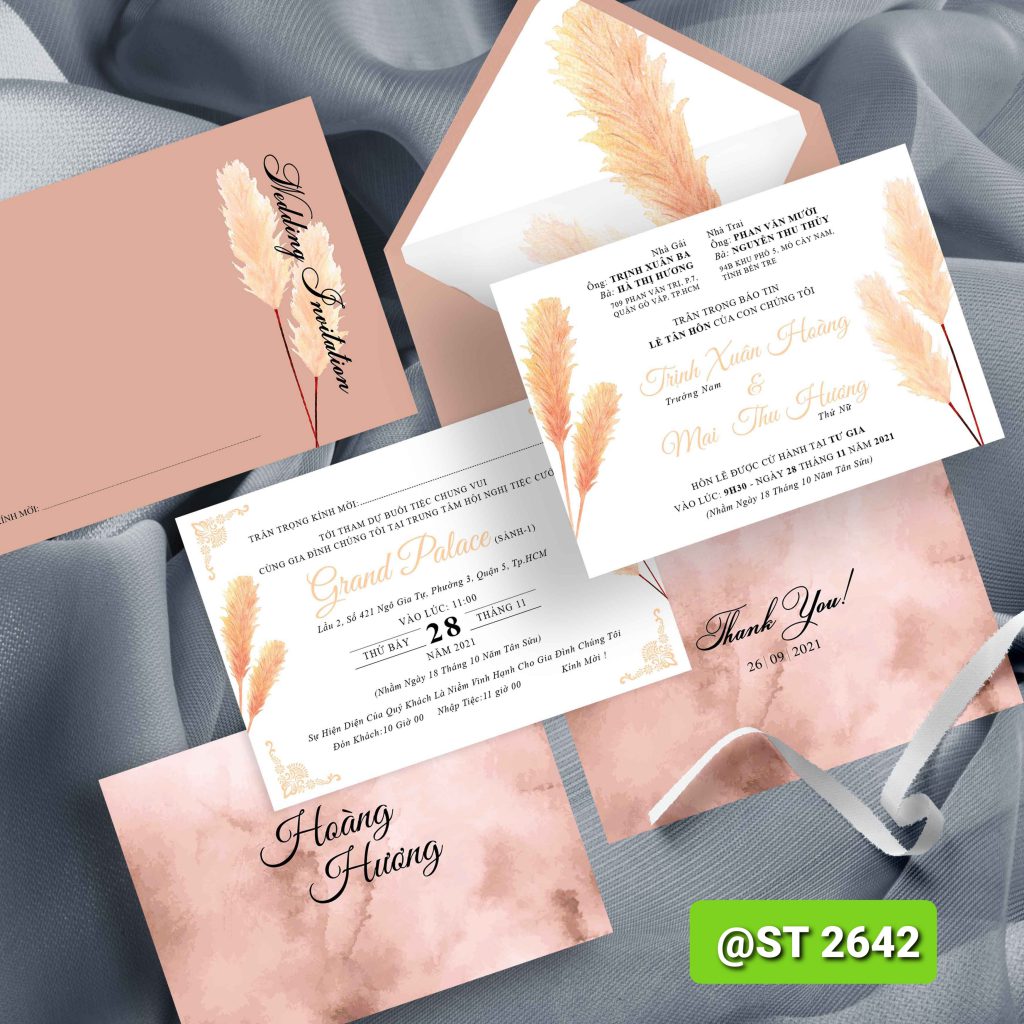 Thiệp cưới 2642