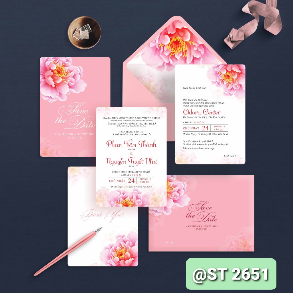 Thiệp cưới 2651